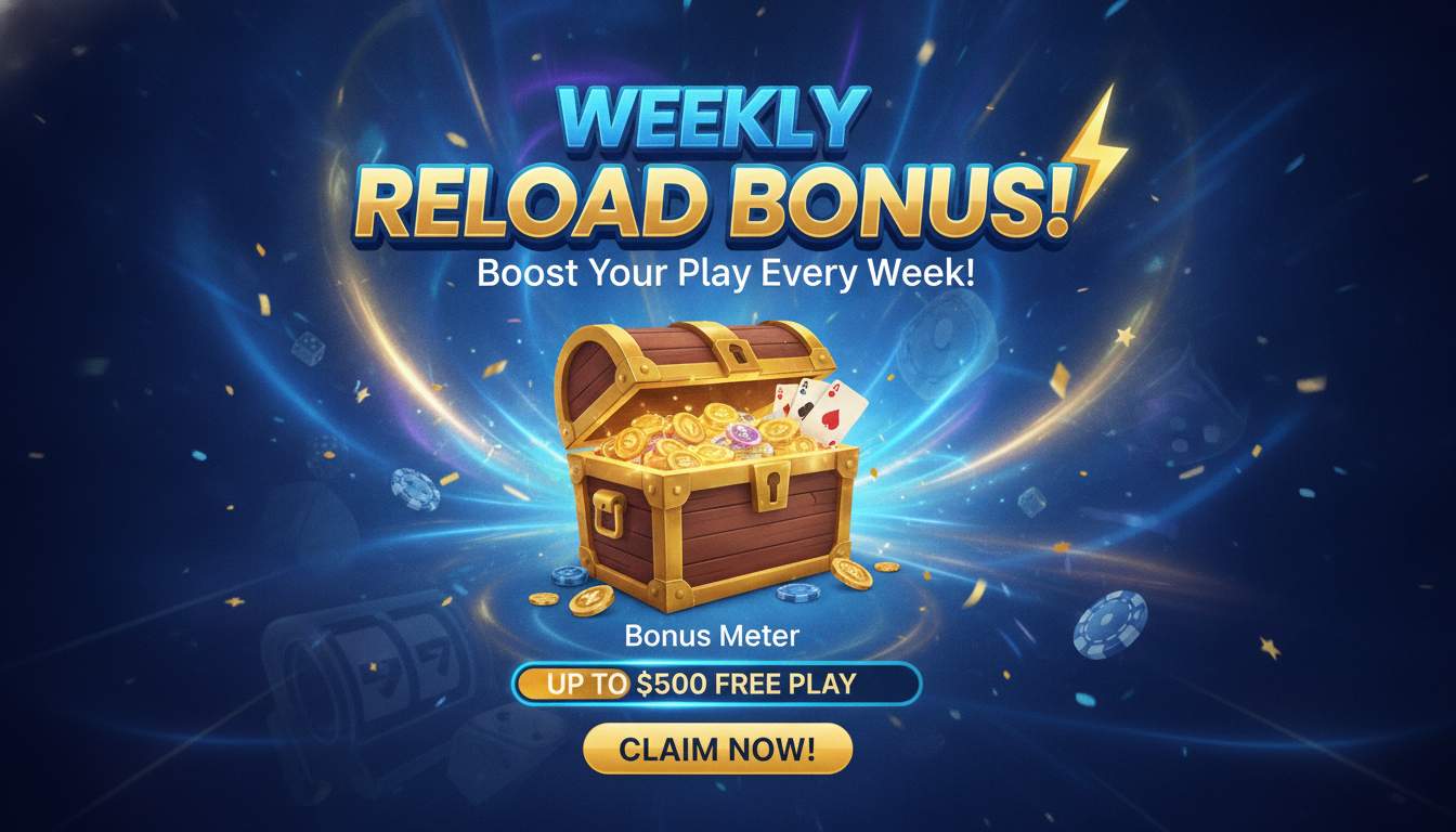 Weekly Reload Bonus Weekly Reload Promotion